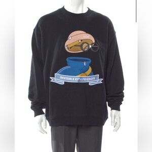 Kith x Invisible Friends Sweatshirt Crewneck with Multicolor Graphic